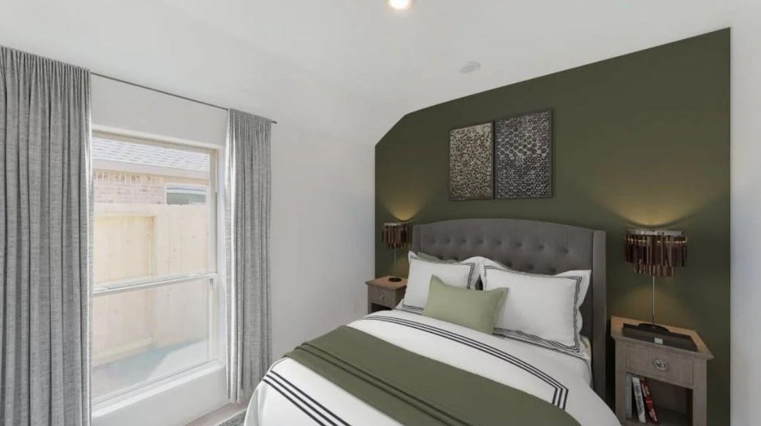 Furnished interior view inside a new home in Samara, League City (Image 7).