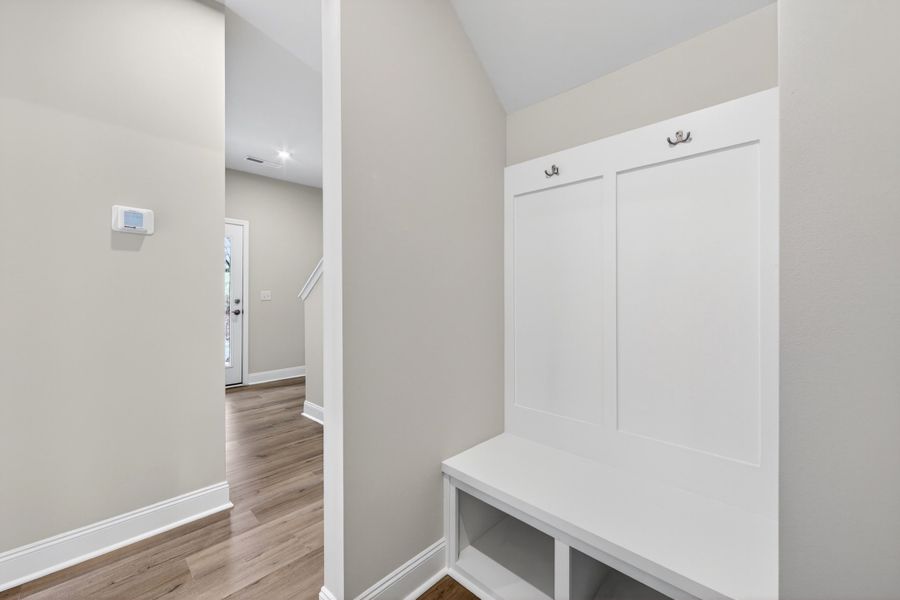 Spacious, unfurnished interior of a new home in Archer Row, Charlotte (Image 23). Spacious, unfurnished interior of a new home in Archer Row, Charlotte (Image 23).