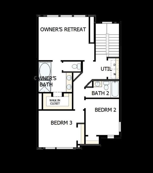2D floor plan layout of this home in Trails at Waterside - Villas Series, Fort Worth, TX (Image 3). 2D floor plan layout of this home in Trails at Waterside - Villas Series, Fort Worth, TX (Image 3).