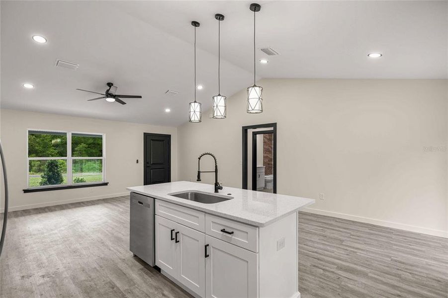 Furnished interior view inside a new home in , Ocala (Image 8).