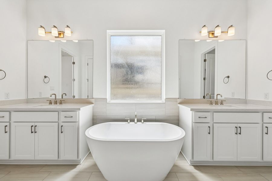 Representative furnished interior of a home built from the Rainey by Taylor Morrison in Travisso, Leander (Image 13).