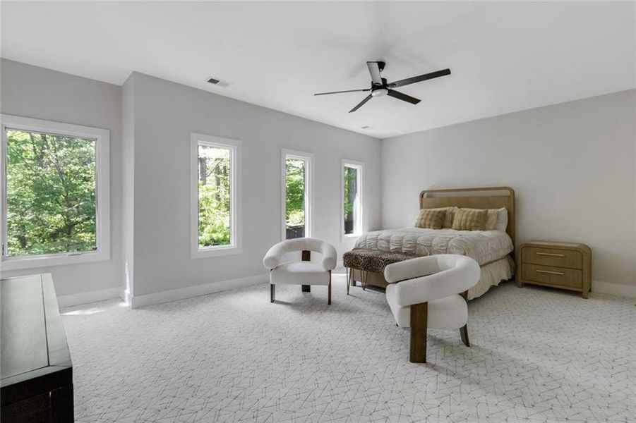 Furnished interior view inside a new home in , Roswell (Image 62).