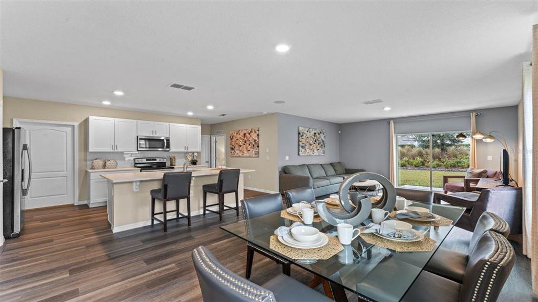 Furnished interior view inside a new home in Campbell Crossing, Port Orange (Image 10).