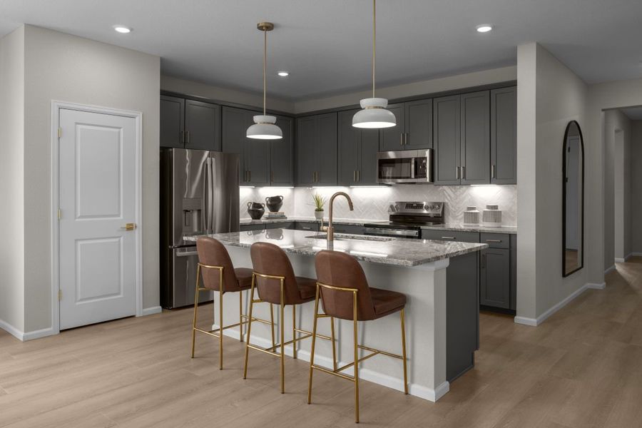 Representative furnished interior of a home built from the Plan 1942 Modeled by KB Home in Murphy Creek Reserve, Aurora (Image 7).