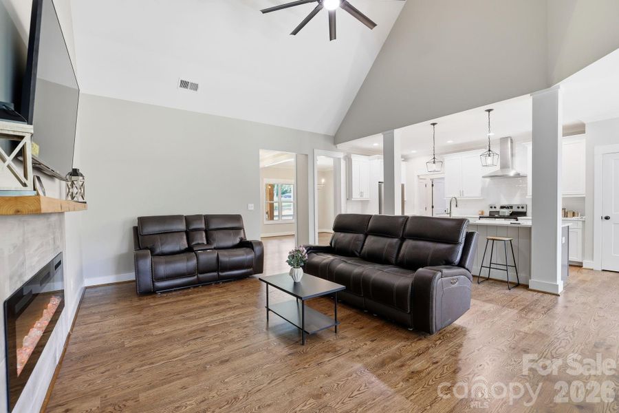 Furnished interior view inside a new home in , Monroe (Image 11).