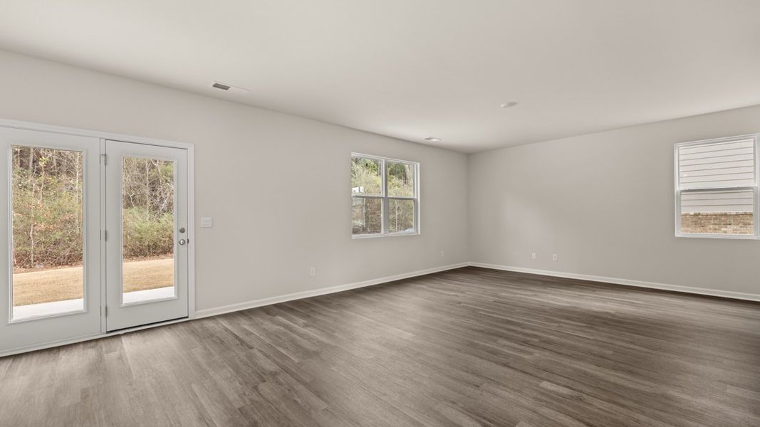 Spacious, unfurnished interior of a new home in The Reserve at Calcutta, Stockbridge (Image 15).