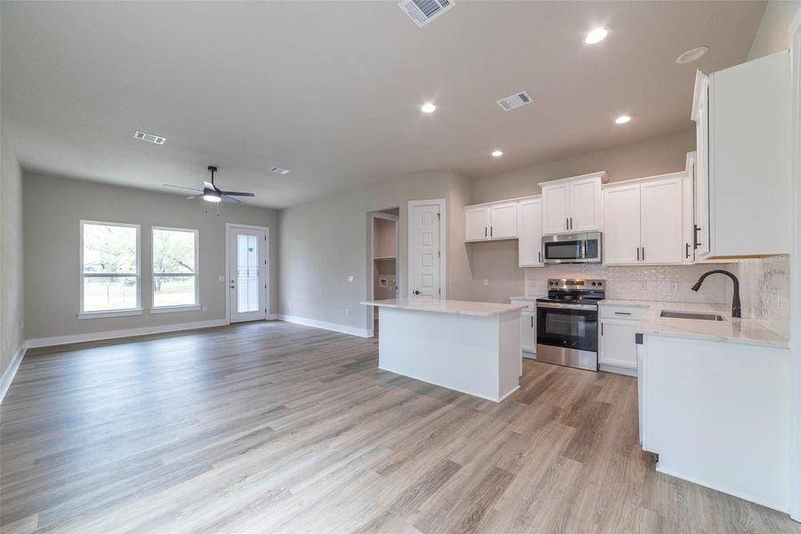 Open floorplan