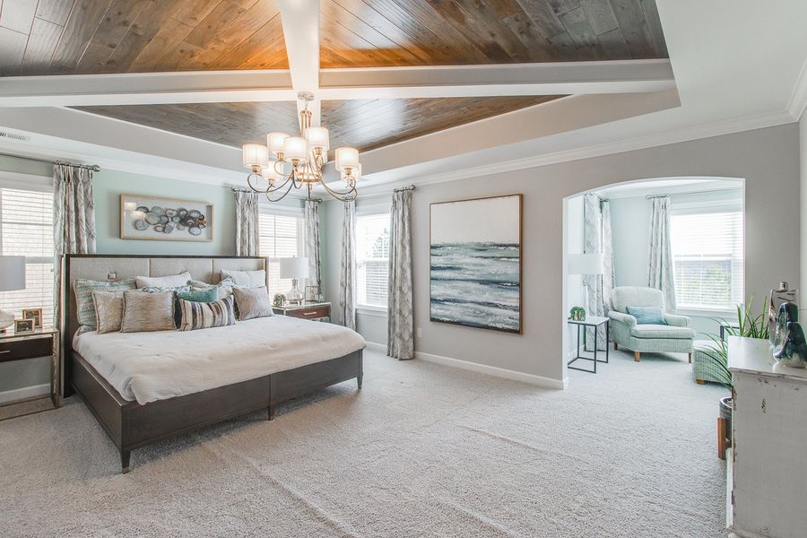 Furnished interior view inside a new home in Bluefield, Lexington (Image 25). Furnished interior view inside a new home in Bluefield, Lexington (Image 25).