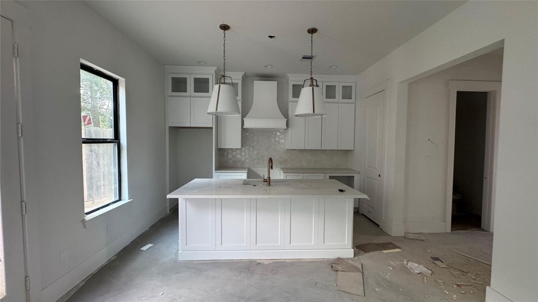 In-progress construction of a new home in Timbergrove Trails, Houston, TX (Image 4).