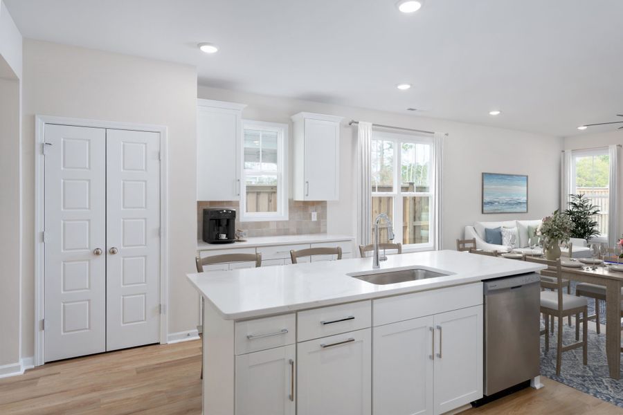 Furnished interior view inside a new home in Patriot’s Watch, Hampstead (Image 7).