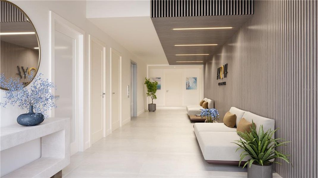 Furnished interior view inside a new home in , Sarasota (Image 13).