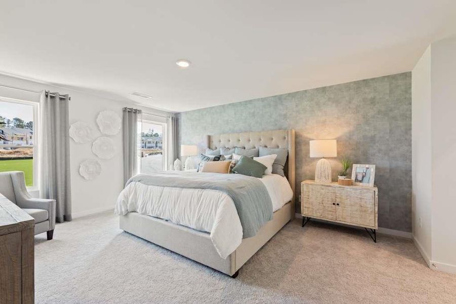 Furnished interior view inside a new home in Azalea Square Townhomes, Lawrenceville (Image 16).