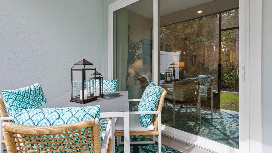 Exterior details and patio area of a home in Cordera, St. Augustine (Image 2). Exterior details and patio area of a home in Cordera, St. Augustine (Image 2).