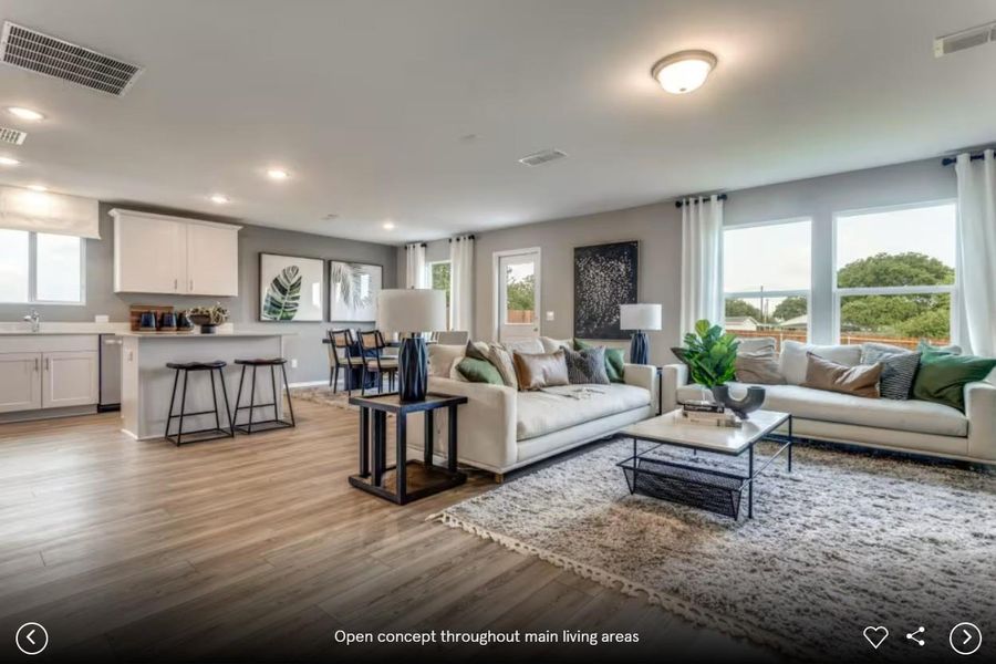 Interior photos- Photo of Pulte model home with same floor plan, not of actual home listed.