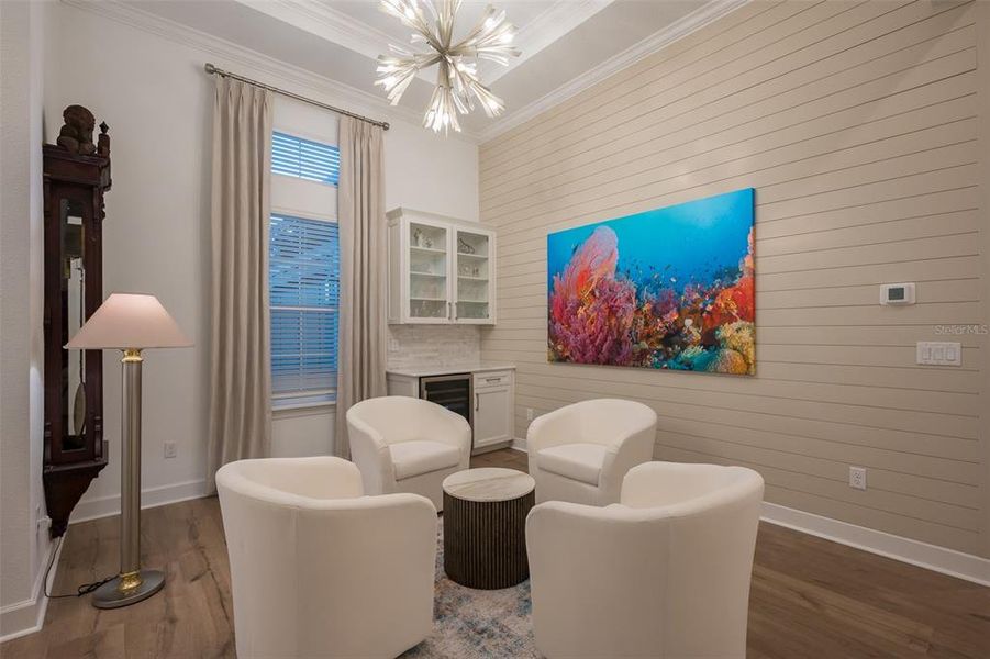 Furnished interior view inside a new home in , Sarasota (Image 54).