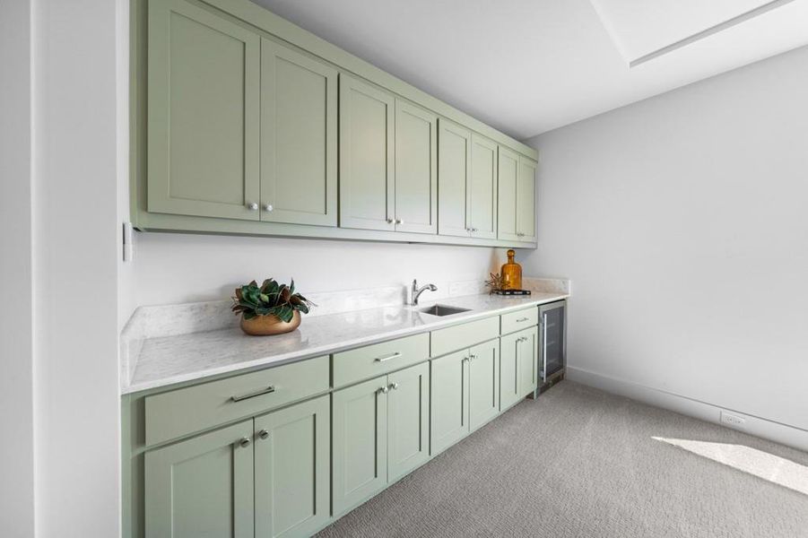 Furnished interior view inside a new home in , Dallas (Image 12).