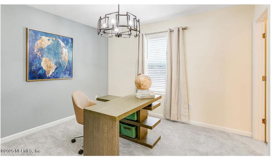 Furnished interior view inside a new home in Holstein Crossing, Green Cove Springs (Image 15).