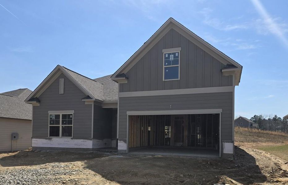 In-progress construction of a new home in , Homer, GA (Image 37).