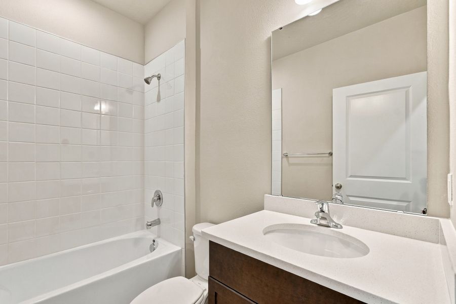 Furnished interior view inside a new home in Preserve at The Cays – The Driftwood Series, Daytona Beach (Image 5). Furnished interior view inside a new home in Preserve at The Cays – The Driftwood Series, Daytona Beach (Image 5).