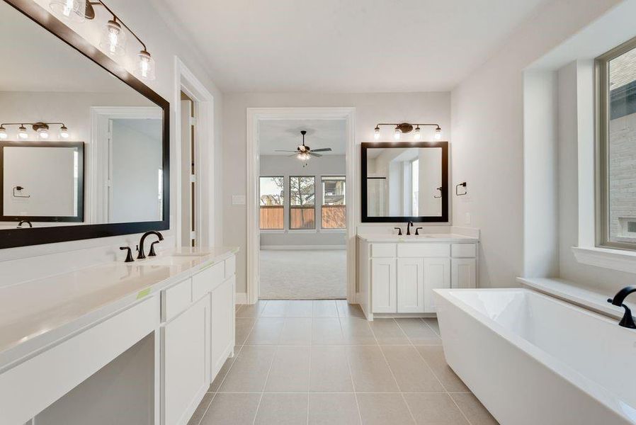 Furnished interior view inside a new home in Lake Forest, McKinney (Image 3).