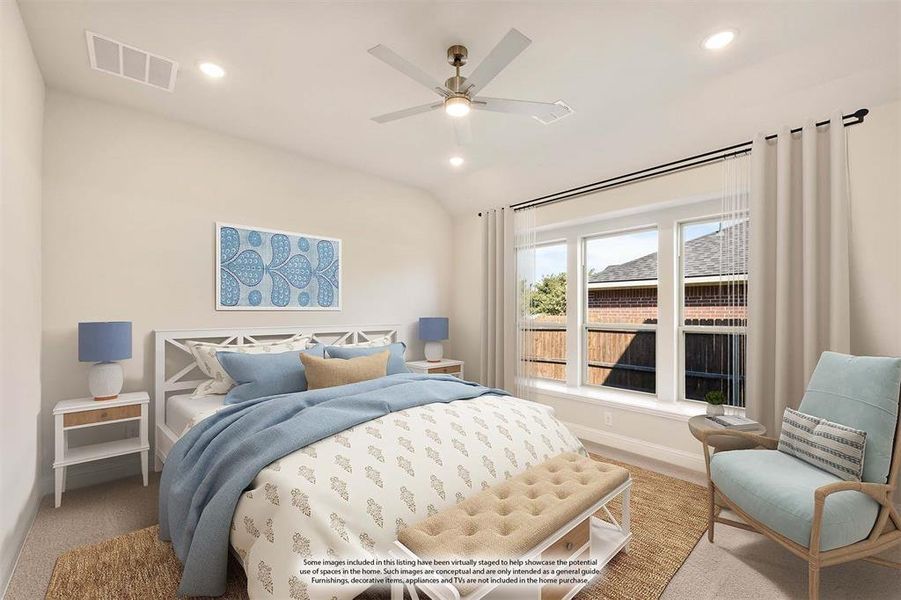Furnished interior view inside a new home in Sunset Ridge, Alvarado (Image 10).