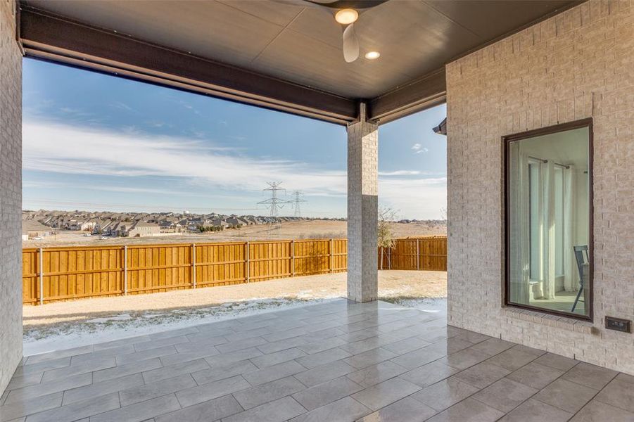 Exterior details and patio area of a home in Ventana, Fort Worth (Image 3).
