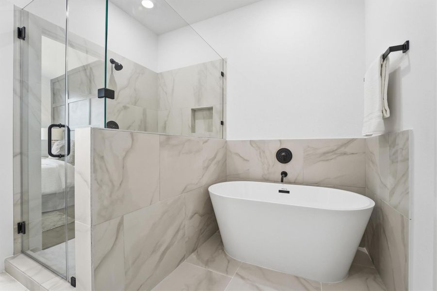 Furnished interior view inside a new home in , Houston (Image 11).