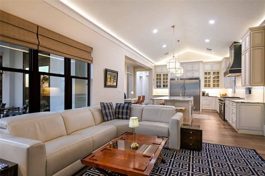 Furnished interior view inside a new home in , Palmetto (Image 54).