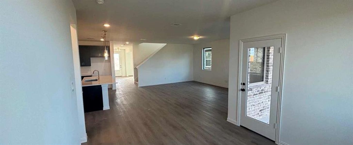 Open Living-Dining Room Construction Progress