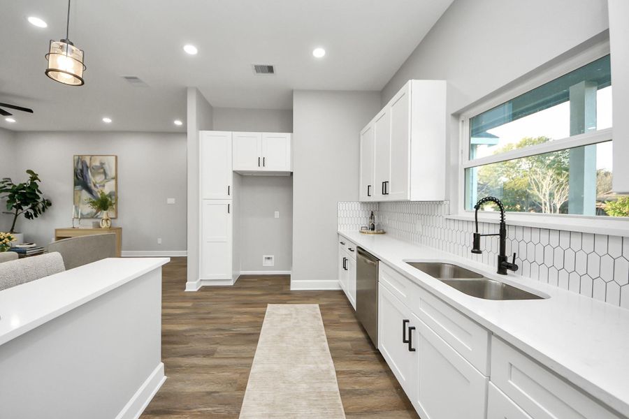 Furnished interior view inside a new home in , Houston (Image 9).