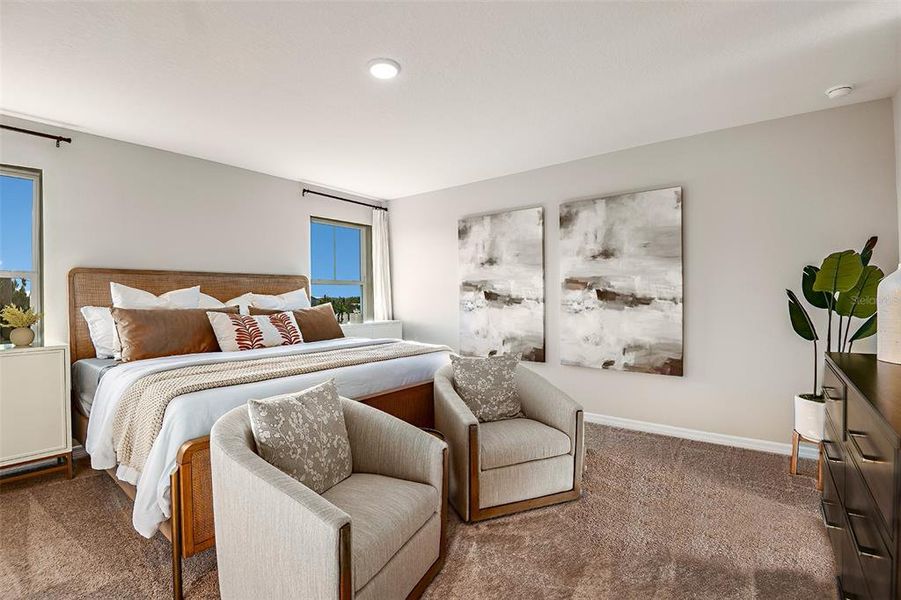 Furnished interior view inside a new home in Lawson Dunes, Haines City (Image 6).