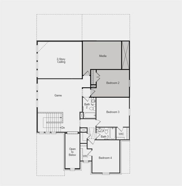 Structural options include: fireplace, gourmet kitchen 2, media, bedroom 6 and private bath in lieu of flex space, slide in tub at primary bath.