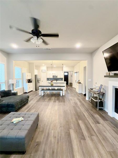Furnished interior view inside a new home in , Haslet (Image 12).