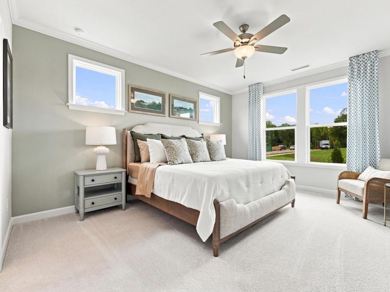 Representative furnished interior of a home built from the The Daphne C by Davidson Homes LLC in Sage on North Main, Wake Forest (Image 11). Representative furnished interior of a home built from the The Daphne C by Davidson Homes LLC in Sage on North Main, Wake Forest (Image 11).