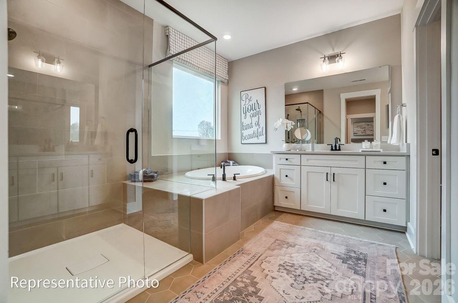 Furnished interior view inside a new home in Robinson Oaks, Gastonia (Image 11). Furnished interior view inside a new home in Robinson Oaks, Gastonia (Image 11).