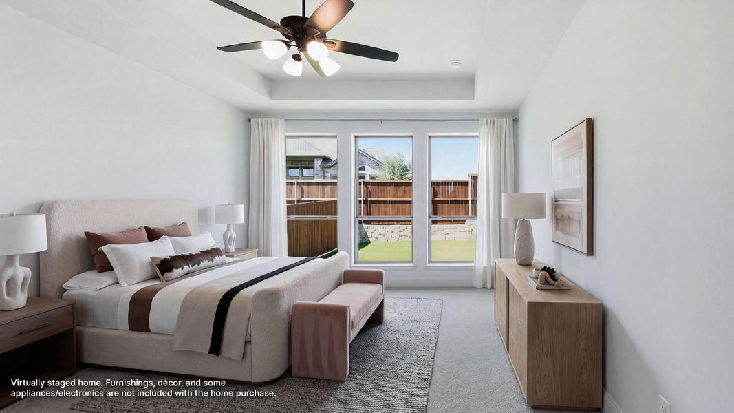 Furnished interior view inside a new home in Eliana, McKinney (Image 10).