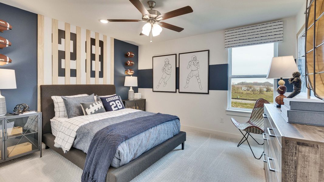 Representative furnished interior of a home built from the Meyerson by DRB Homes in Hunters Glen, Jarrell (Image 53).