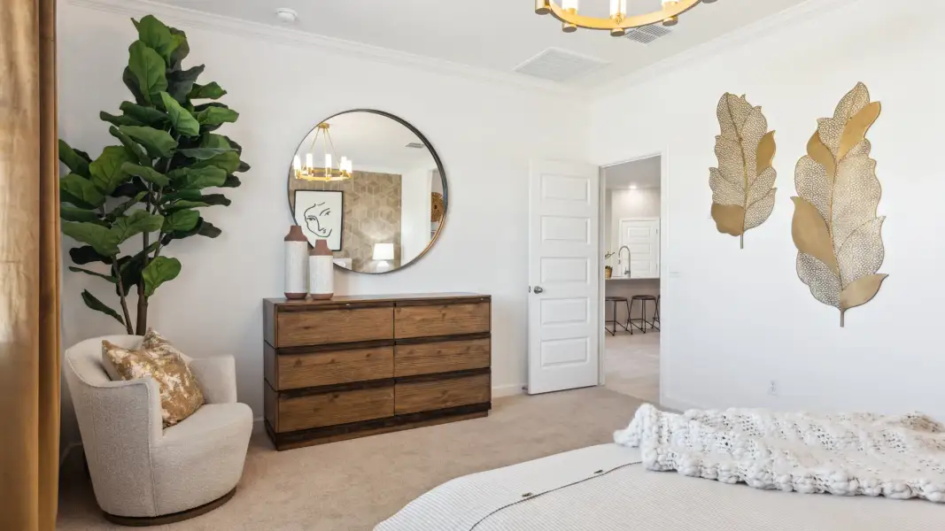 Furnished interior view inside a new home in Desert Moon Estates, Buckeye (Image 17).