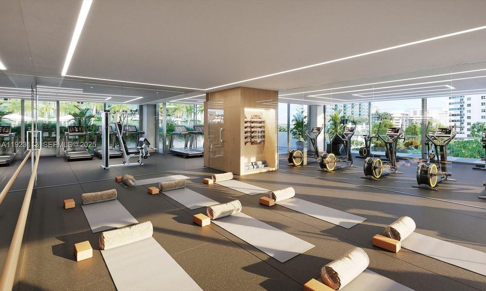 Community amenities in Five Park, Miami Beach (Image 15). Community amenities in Five Park, Miami Beach (Image 15).