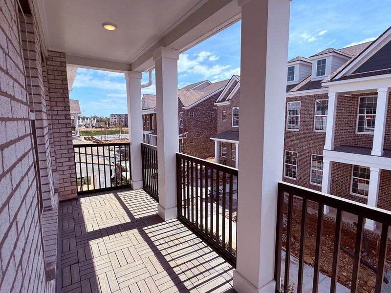 Exterior details and patio area of a home in Promenade at Clari Park, Murfreesboro (Image 3). Exterior details and patio area of a home in Promenade at Clari Park, Murfreesboro (Image 3).