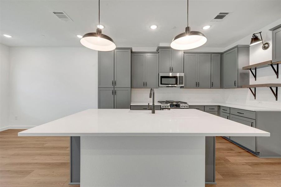 Furnished interior view inside a new home in Providence Commons, Providence Village (Image 9).