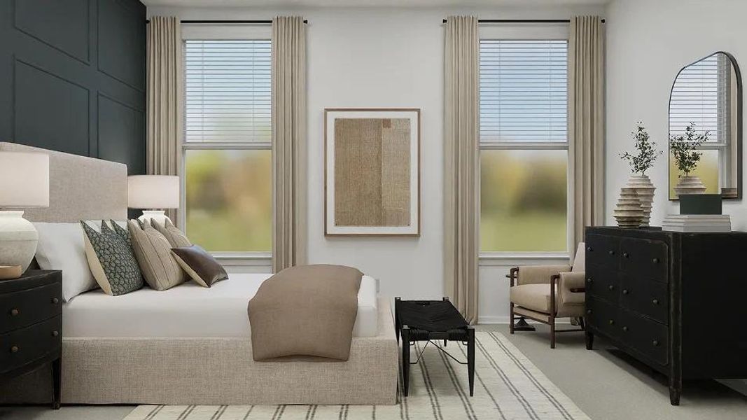 Furnished interior view inside a new home in Cotton Brook, Hutto (Image 17).