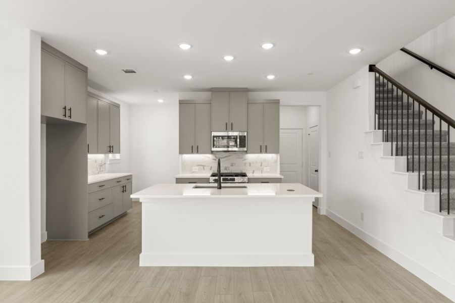 Furnished interior view inside a new home in Chelsea Commons, Allen (Image 3). Furnished interior view inside a new home in Chelsea Commons, Allen (Image 3).