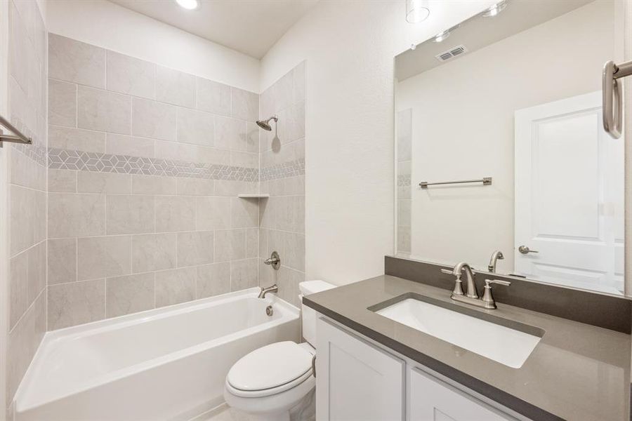 Furnished interior view inside a new home in Sunrise at Garden Valley, Waxahachie (Image 7).