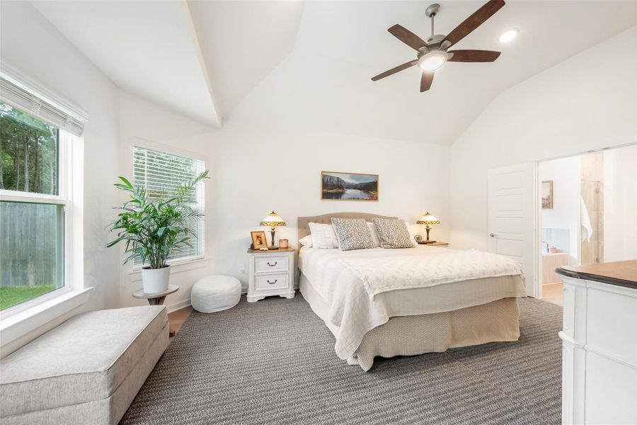 Furnished interior view inside a new home in Pinewood at Grand Texas, New Caney (Image 11).