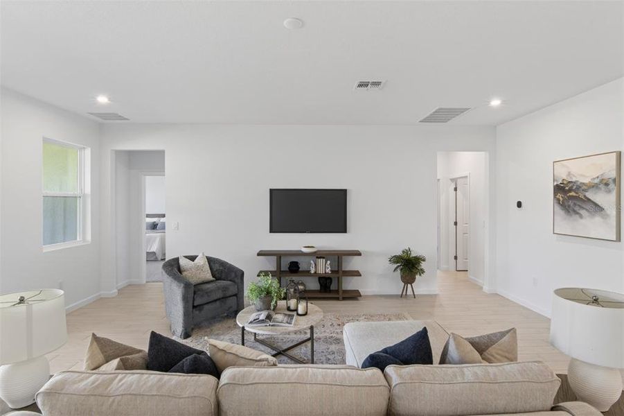 Furnished interior view inside a new home in , Clermont (Image 7).