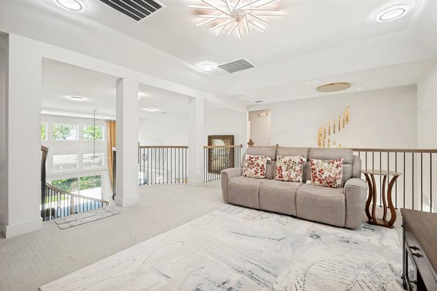 Furnished interior view inside a new home in , Little Elm (Image 21).