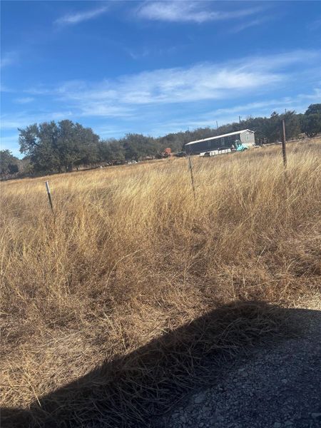 View of yard featuring a view of countryside