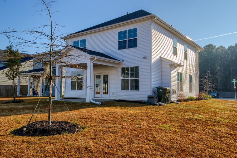 Exterior details and patio area of a home in Six Oaks, Summerville (Image 35). Exterior details and patio area of a home in Six Oaks, Summerville (Image 35).