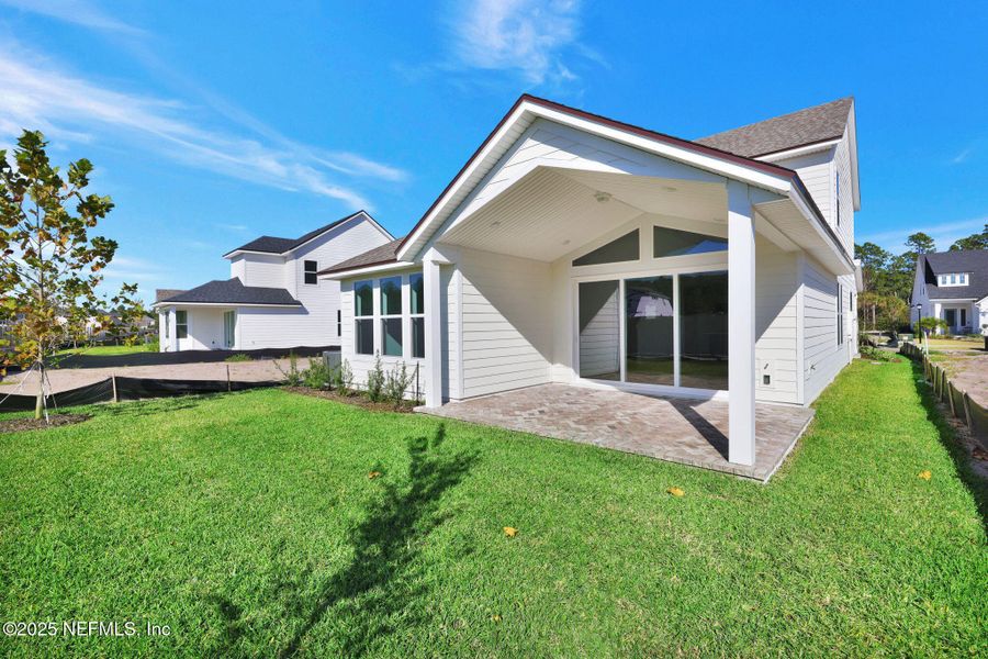 Exterior details and patio area of a home in Seabrook Village at Seabrook, Ponte Vedra (Image 22). Exterior details and patio area of a home in Seabrook Village at Seabrook, Ponte Vedra (Image 22).